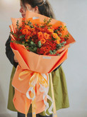 خرید دسته کل کینگ نارنجی از گلفروشی هیوِن