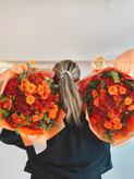 خرید دسته کل کینگ نارنجی از گلفروشی هیوِن