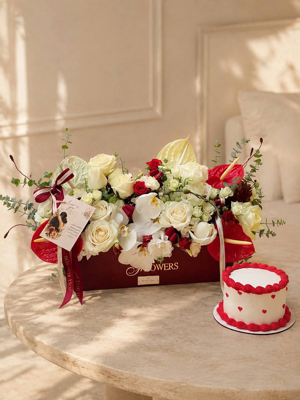 پکیج گل و کیک دُرین