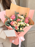 دسته گل فول رز